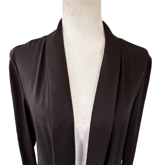 Garnet Hill Jacket Medium Black Rhinestone Whimsigoth Party Heart Wings Rock - Picture 6 of 13